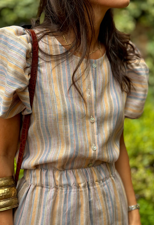 Chloè striped linen shirt