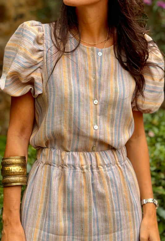 Chloè striped linen shirt
