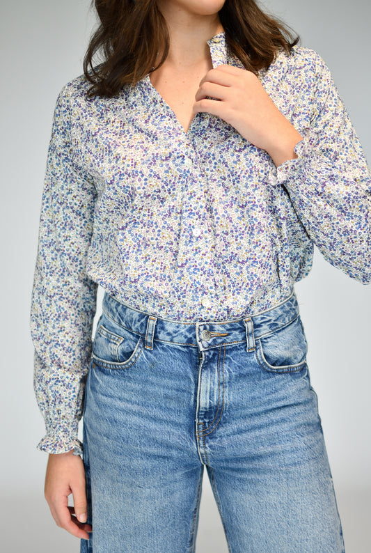 Blusa Clarice Liberty Berry – detalle del cuerpo | Boj Woman