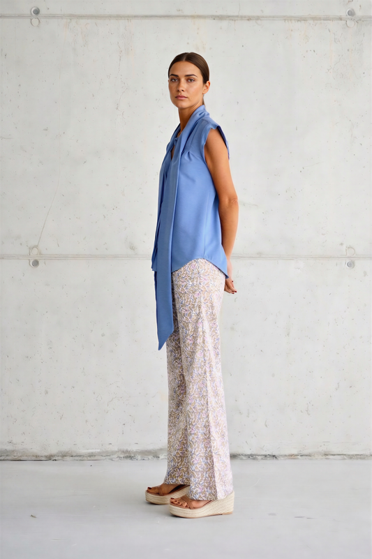 Bianca Blue Blouse