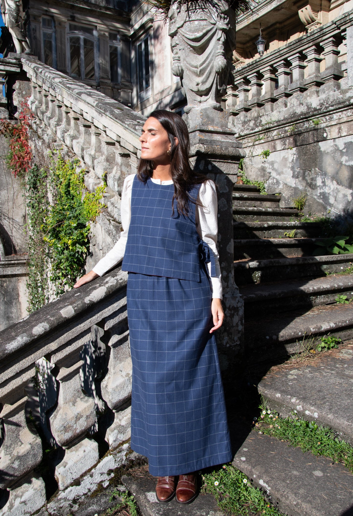 Amelie paisley green dress