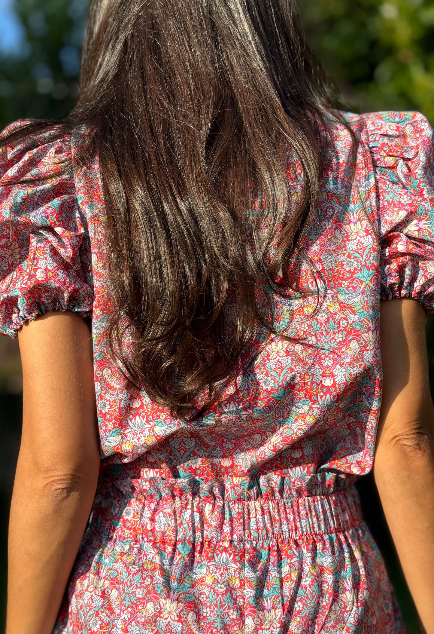 Camisa Chloè Strawberry Red Liberty®