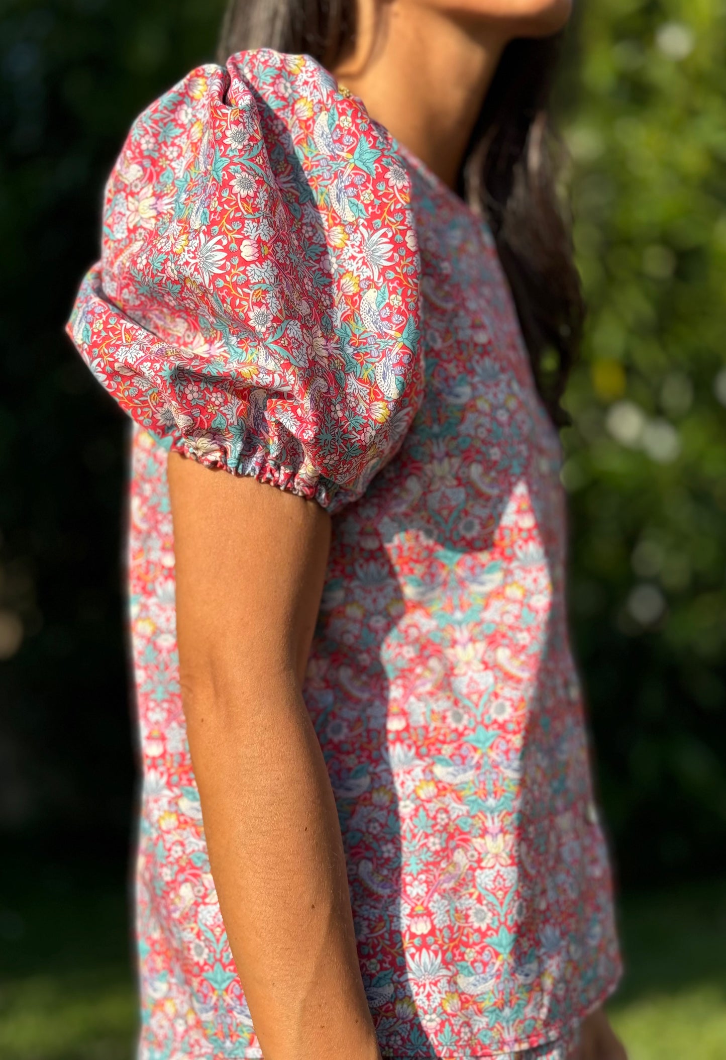 Camisa Chloè Strawberry Red Liberty®