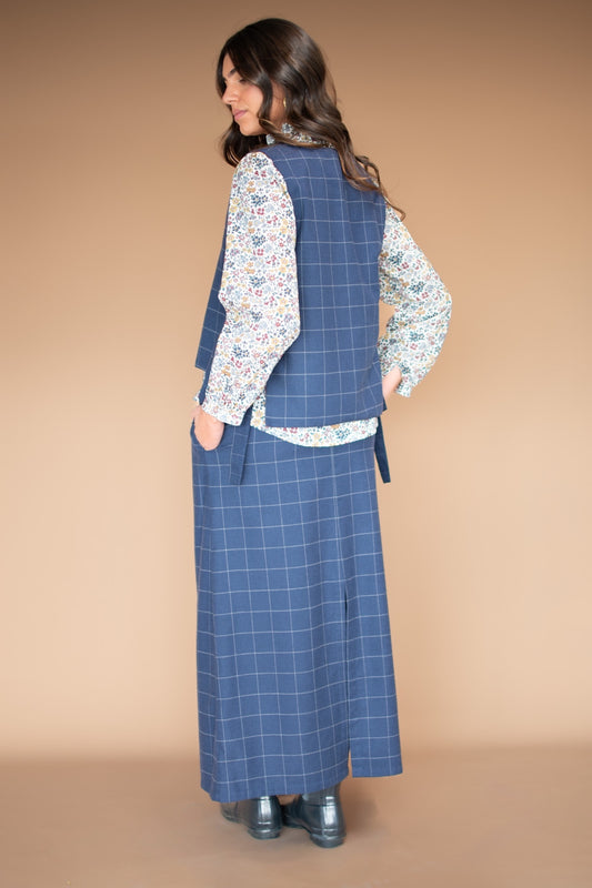 Amelie paisley green dress