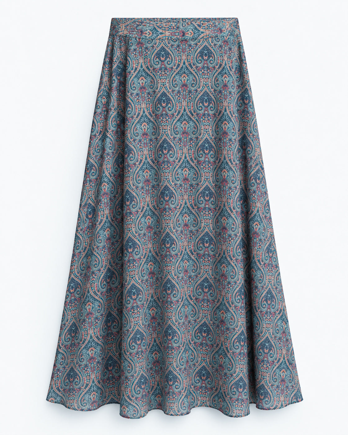 Falda Celine Paisley verde