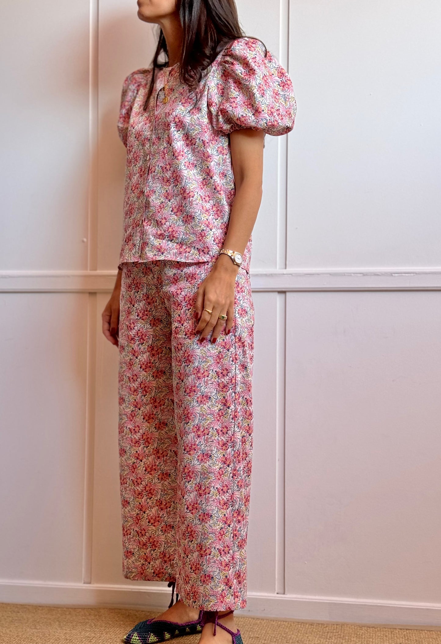Pantalón Fleur Swirling petals Liberty®