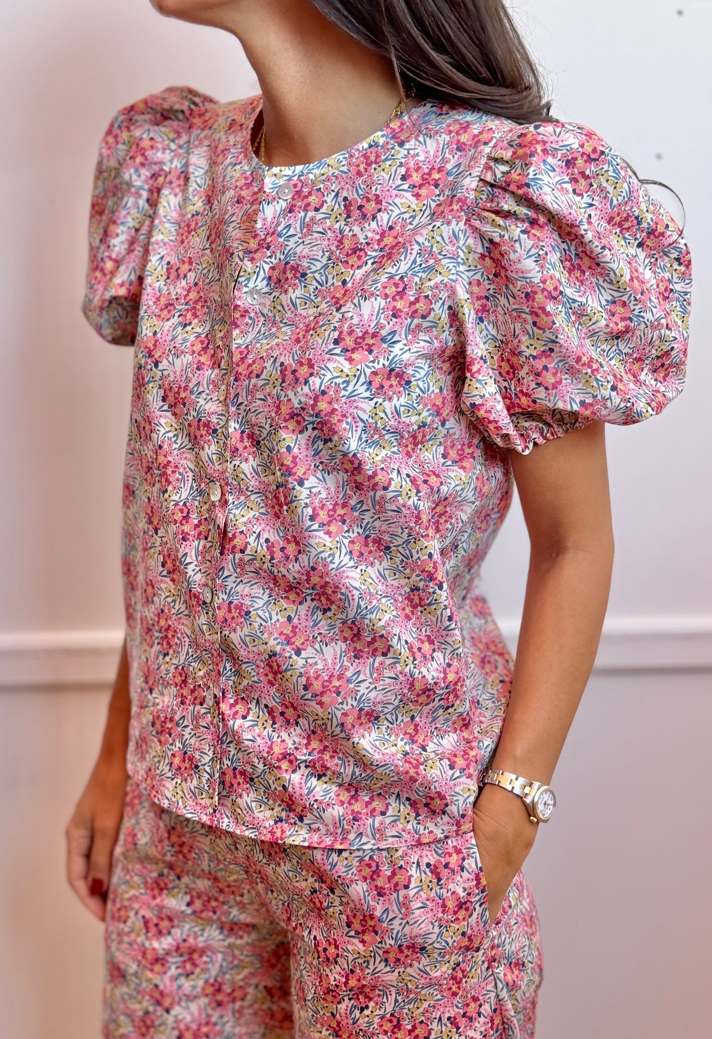 Pantalón Fleur Swirling petals Liberty®