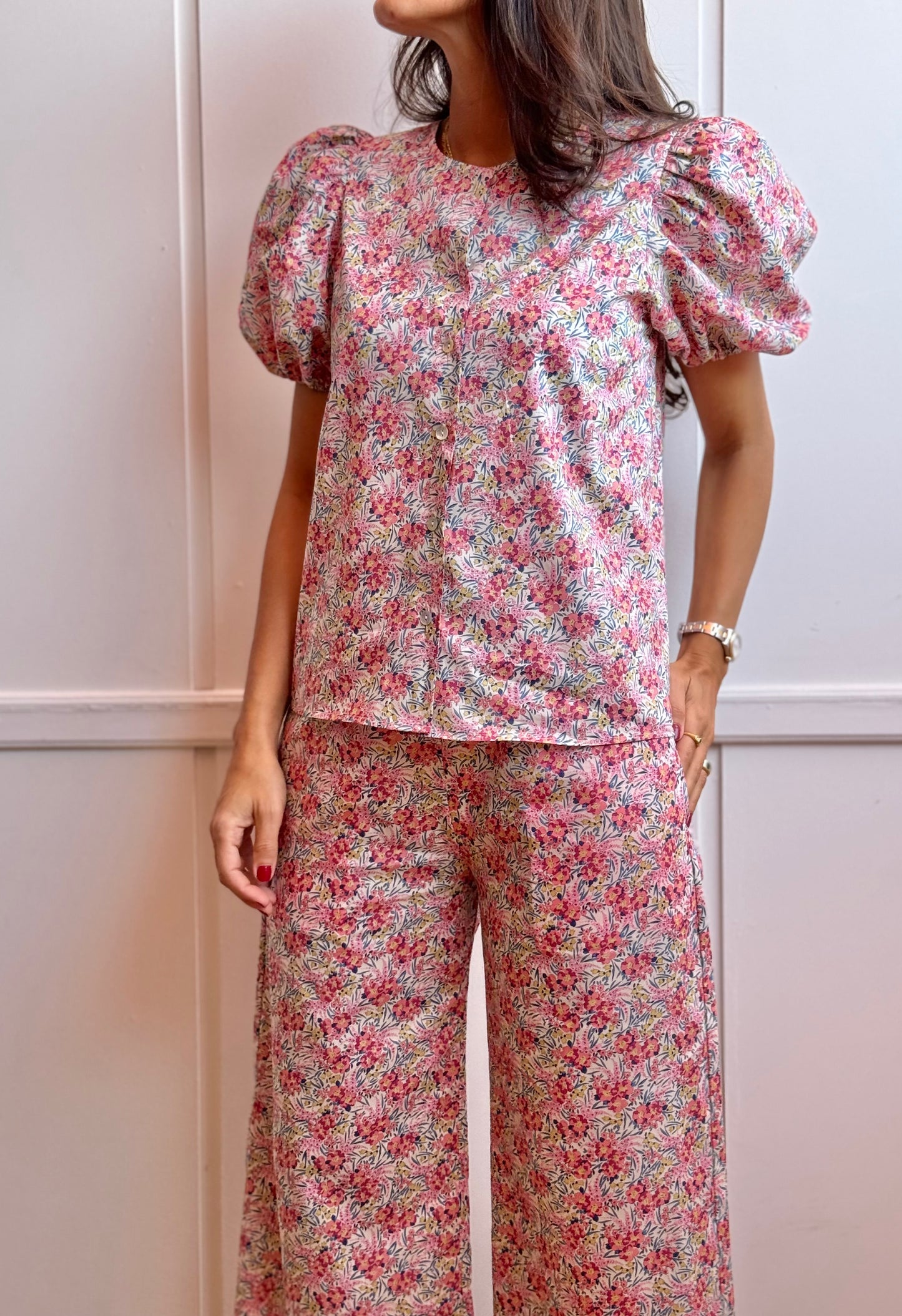 Pantalón Fleur Swirling petals Liberty®