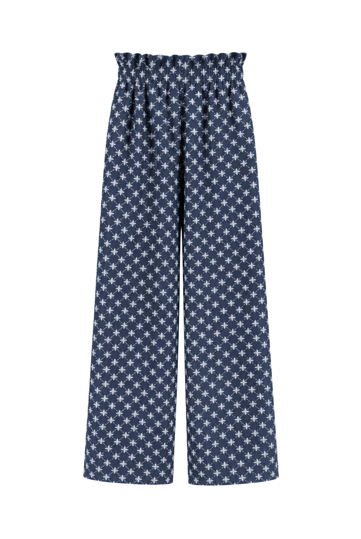 Pantalón Fleur Denim Bordado