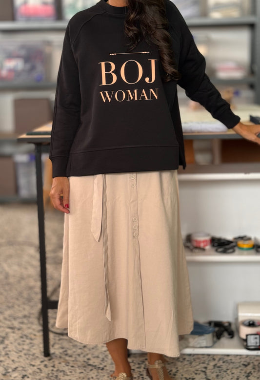 Black Boxwood Woman Sweatshirt