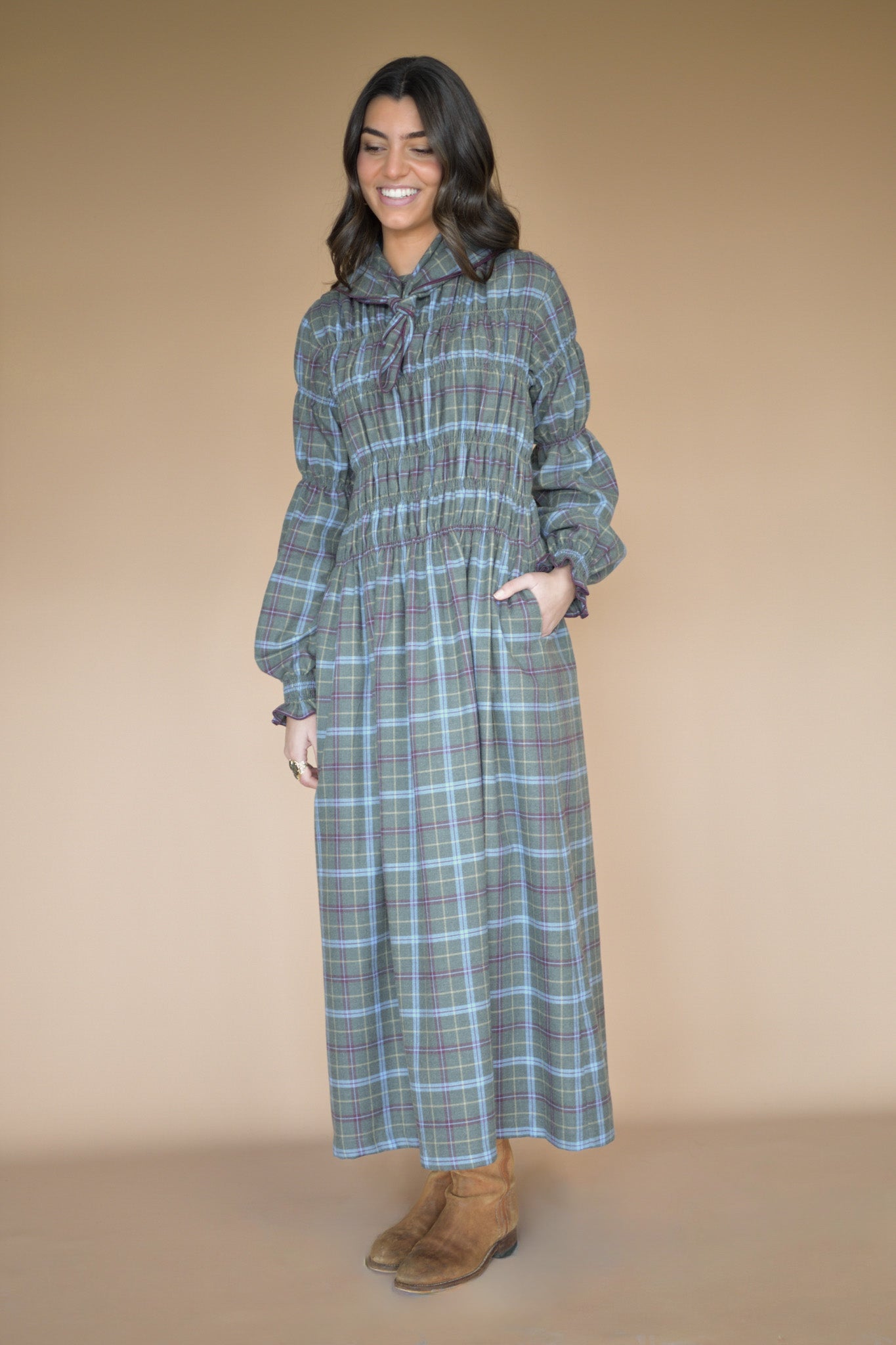 Vestido Julia Tartán