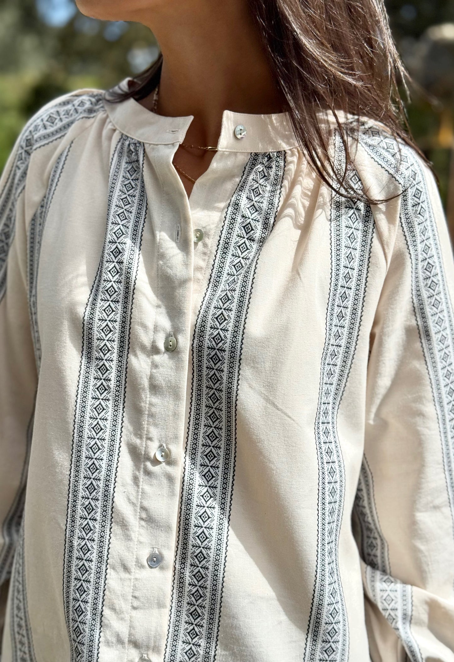 Camisa Camille Jaquard