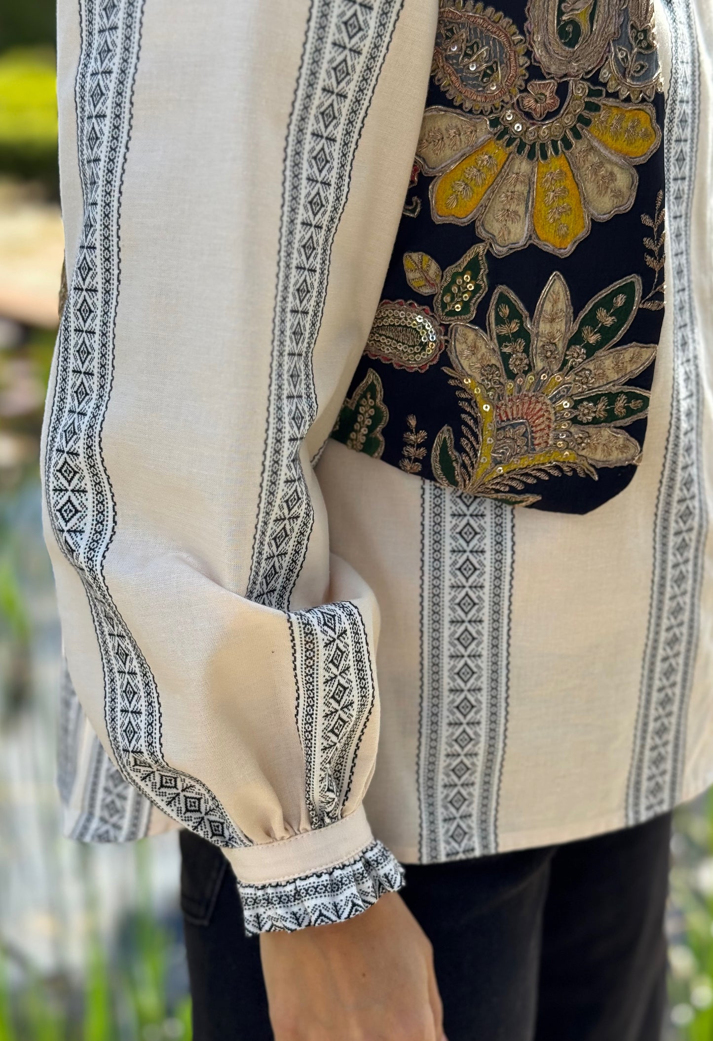 Camisa Camille Jaquard