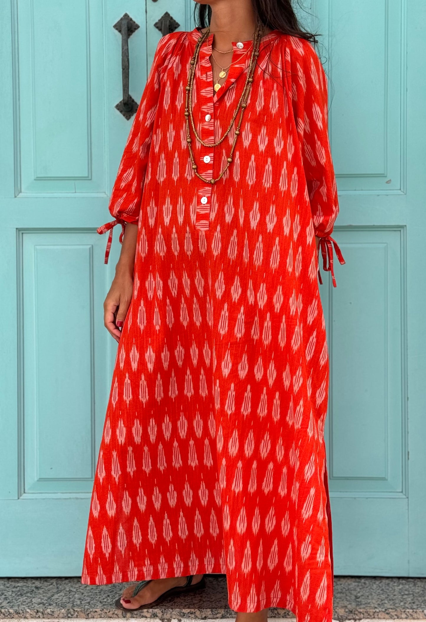 Ikat dabha dress