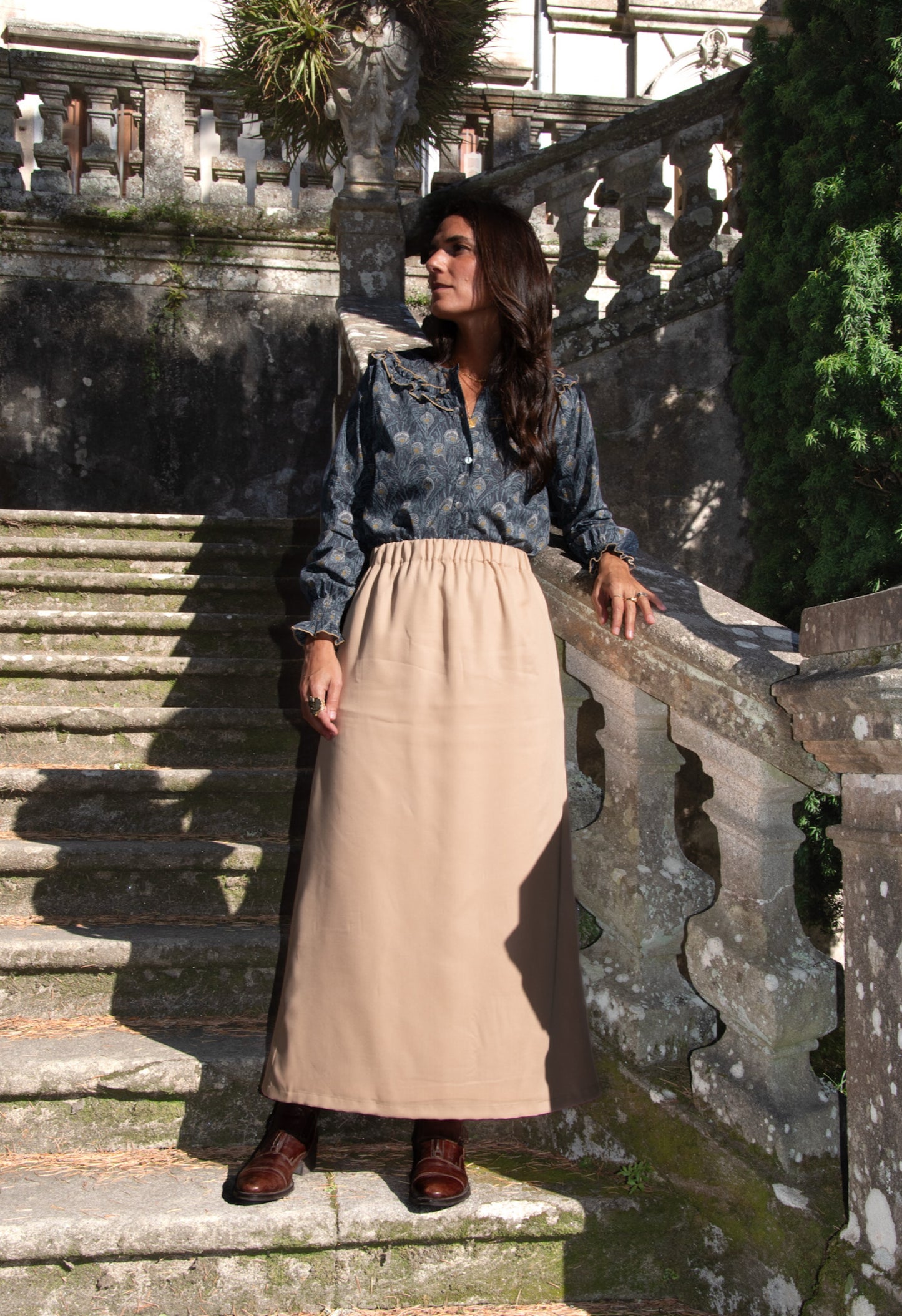 Chloè Swirling petals Liberty® shirt