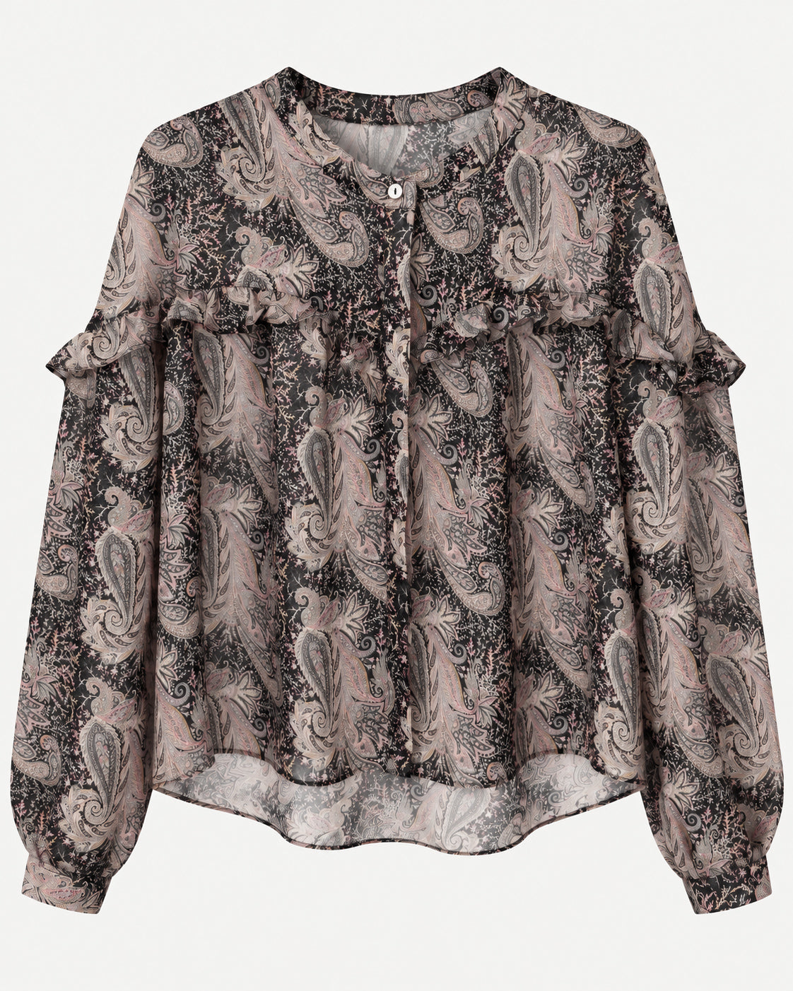 Blusa Alessia Paisley negro