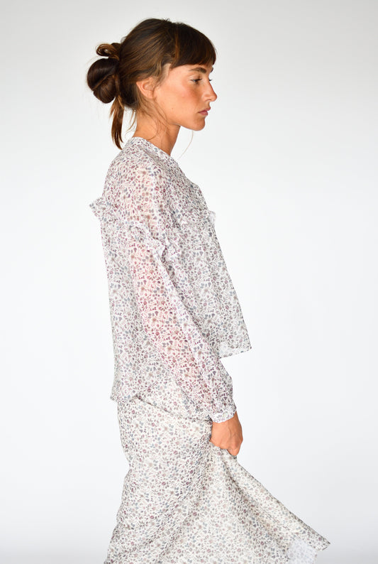 Total Look Alessia y Celine Flores vintage – Blusa Alessia Flores vintage, foto 1 | Boj Woman