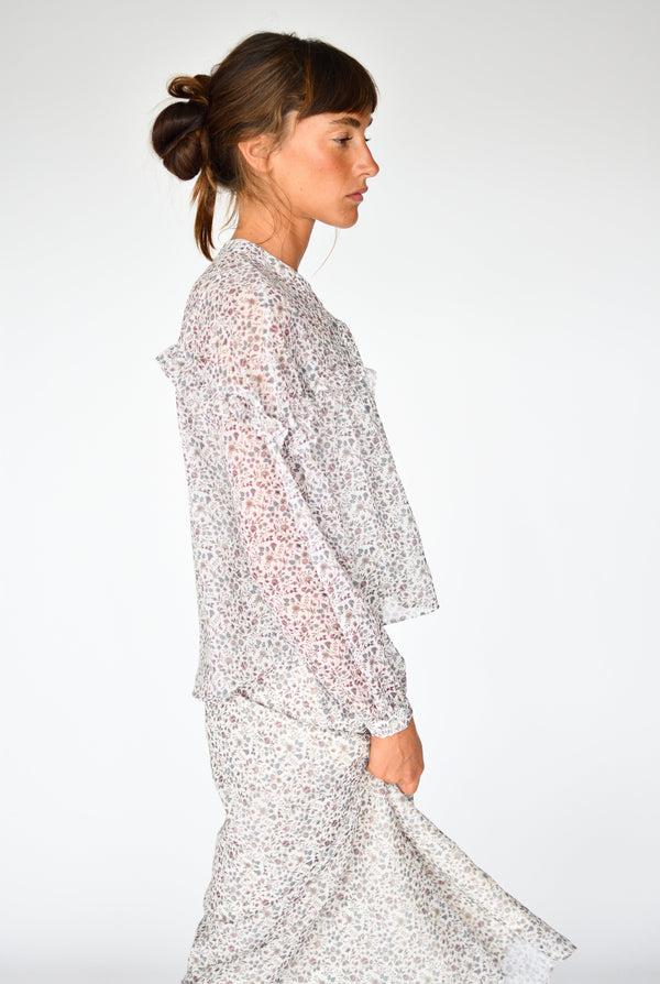 Total Look Alessia y Celine Flores vintage – Blusa Alessia Flores vintage, foto 1 | Boj Woman