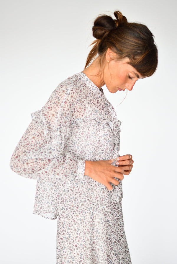 Total Look Alessia y Celine Flores vintage – Blusa Alessia Flores vintage, foto 3 | Boj Woman