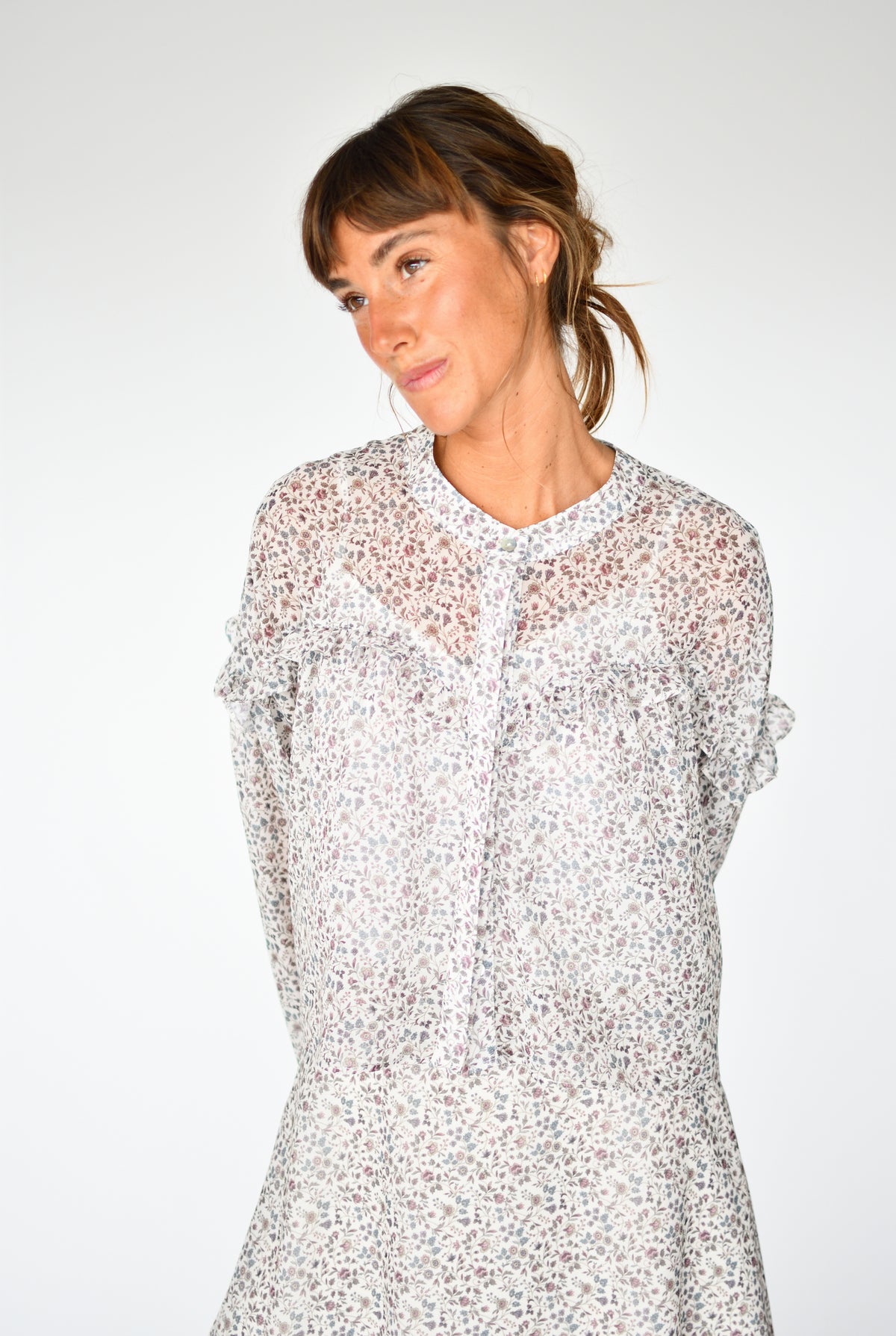 Blusa Alessia Flores vintage