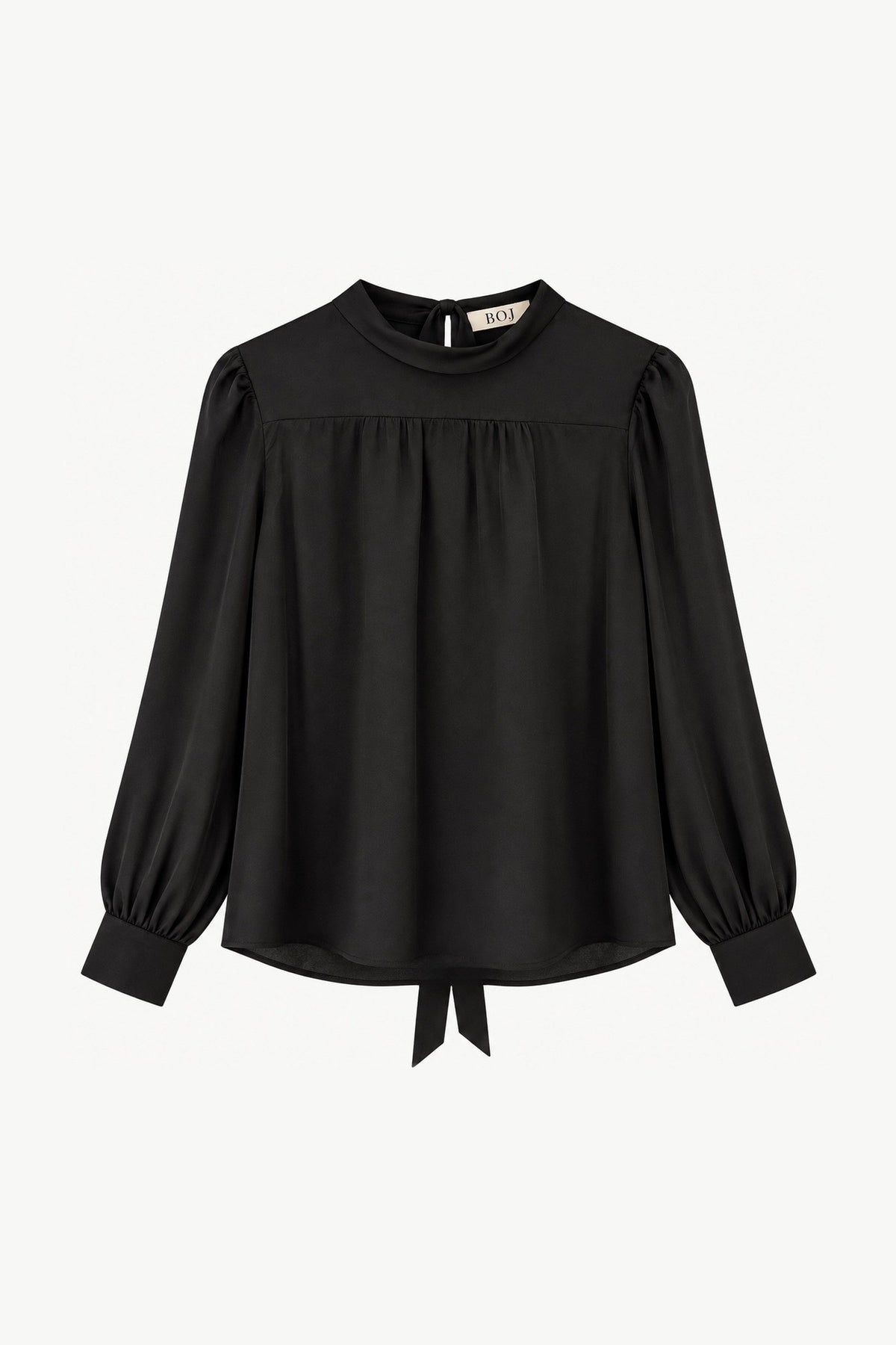 Blusa Camila Negra – prenda sola de frente | Boj Woman