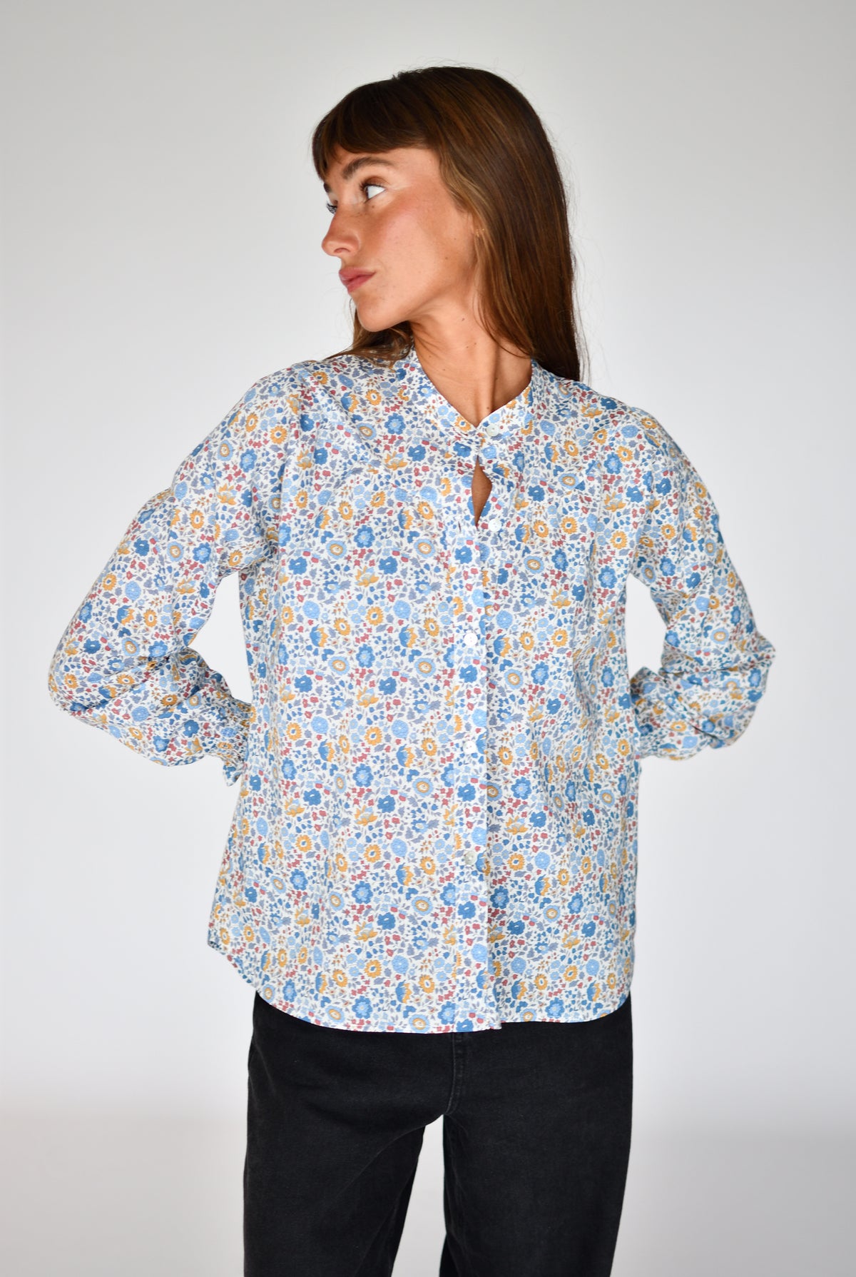 Blusa Clarice Liberty D'anjo – vista frontal | Boj Woman