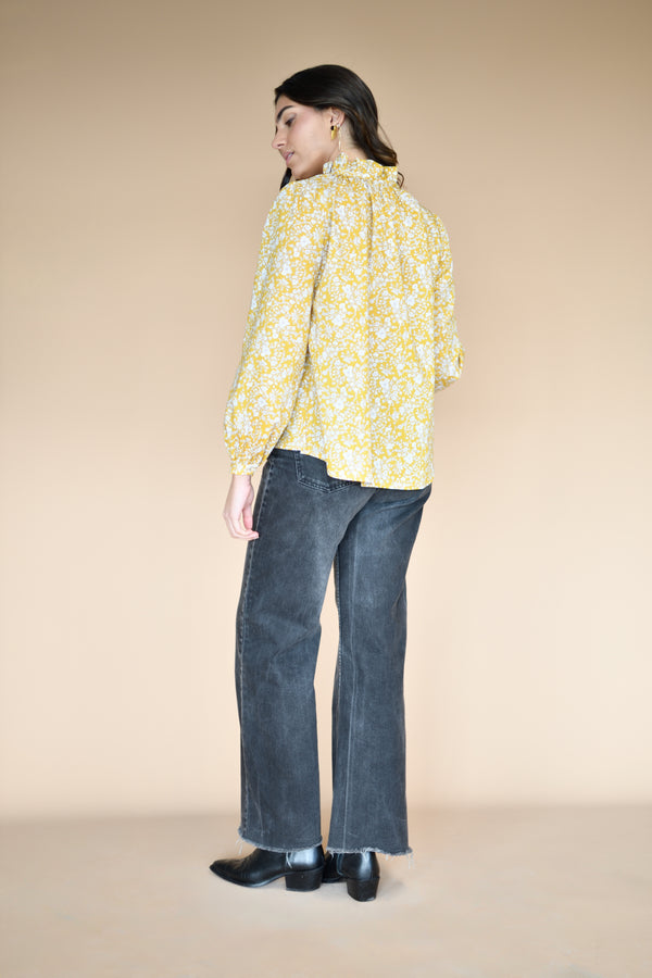 Blusa Isabelle Liberty Bloom – vista lateral | Boj Woman