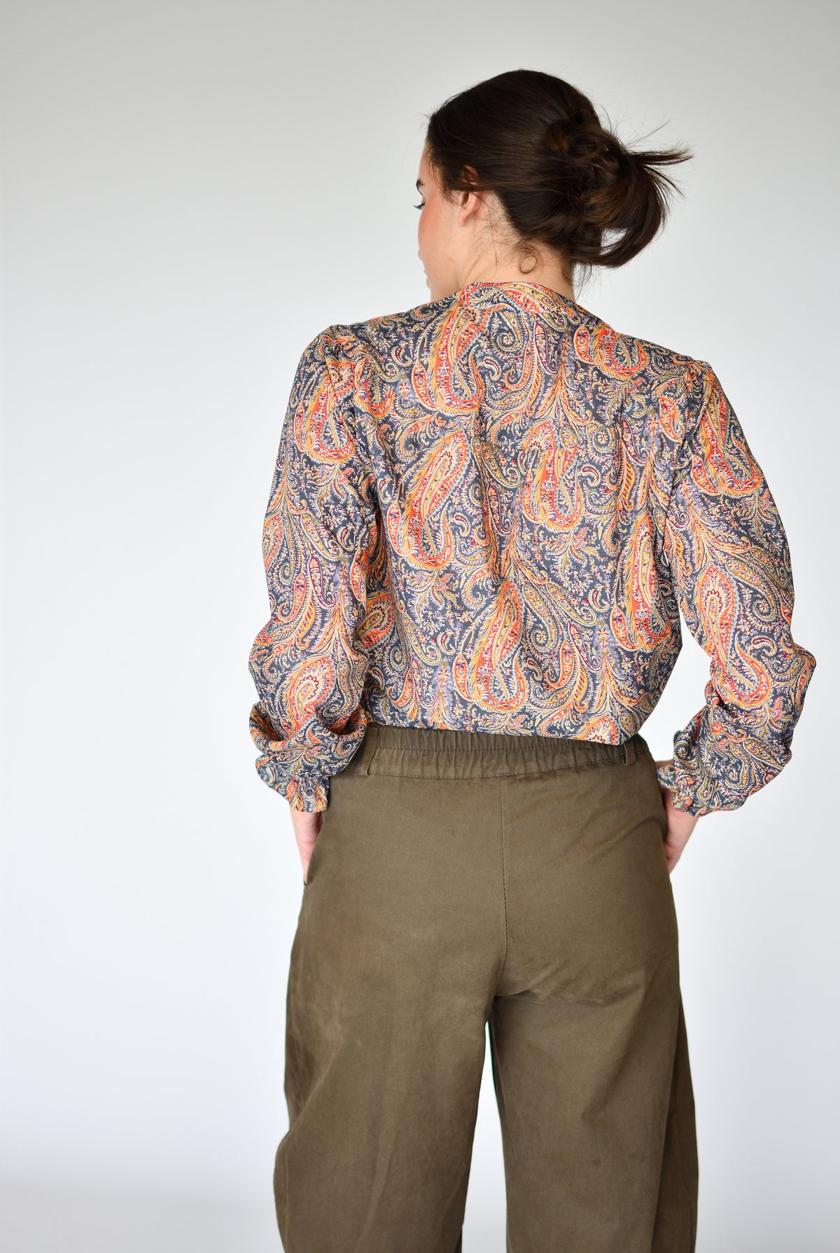 Blusa Liberty Paisley – espalda | Boj Woman