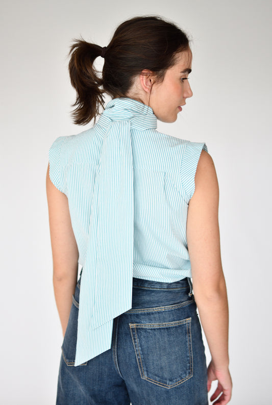 Blusa Margot Teal – espalda | Boj Woman