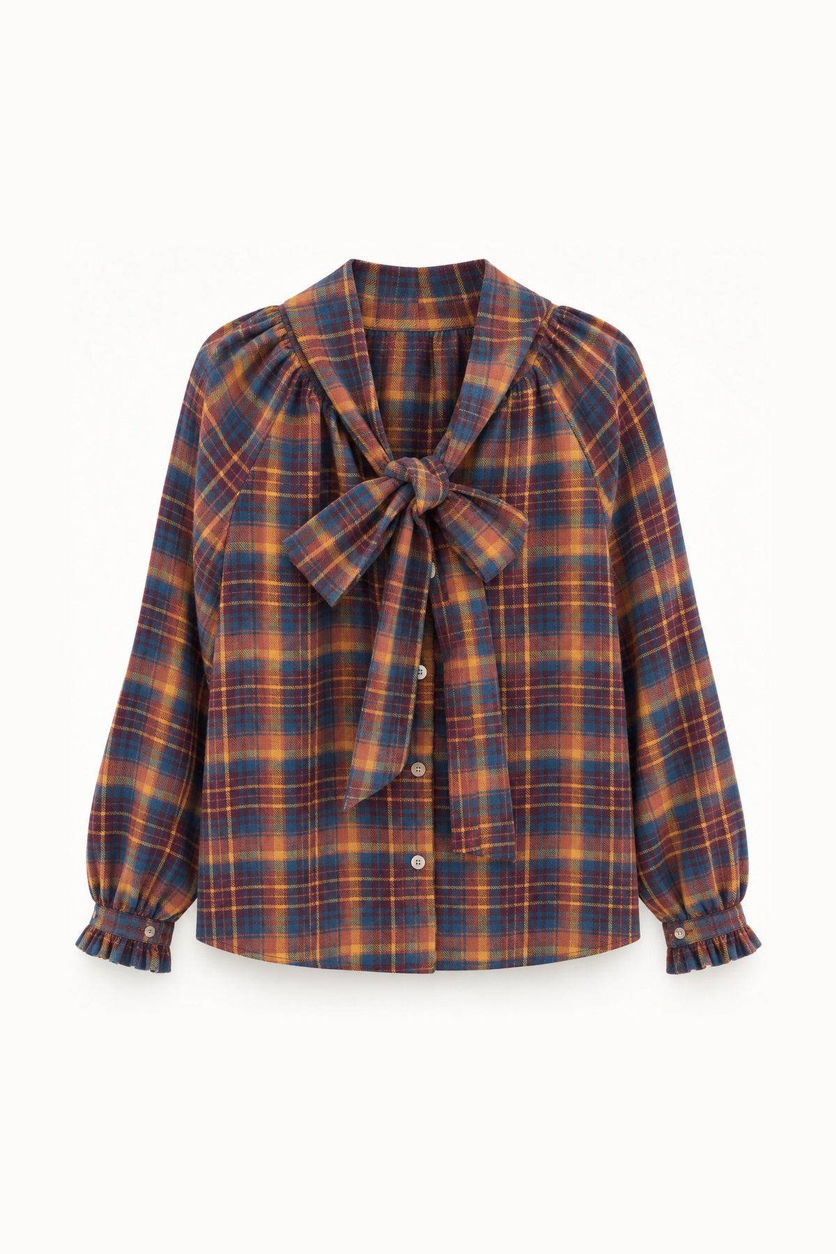 Blusa Sophie Glencoe – peça isolada de frente | Boj Woman