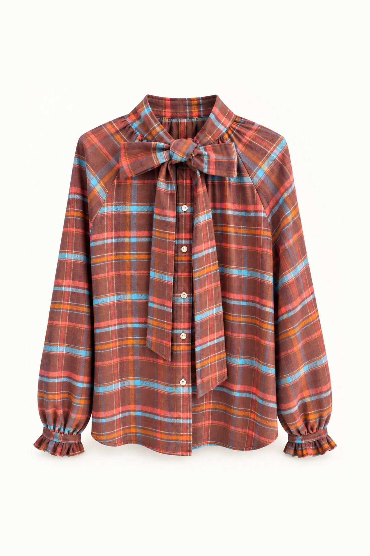 Sophie Perth Blouse – flat lay, front | Boj Woman