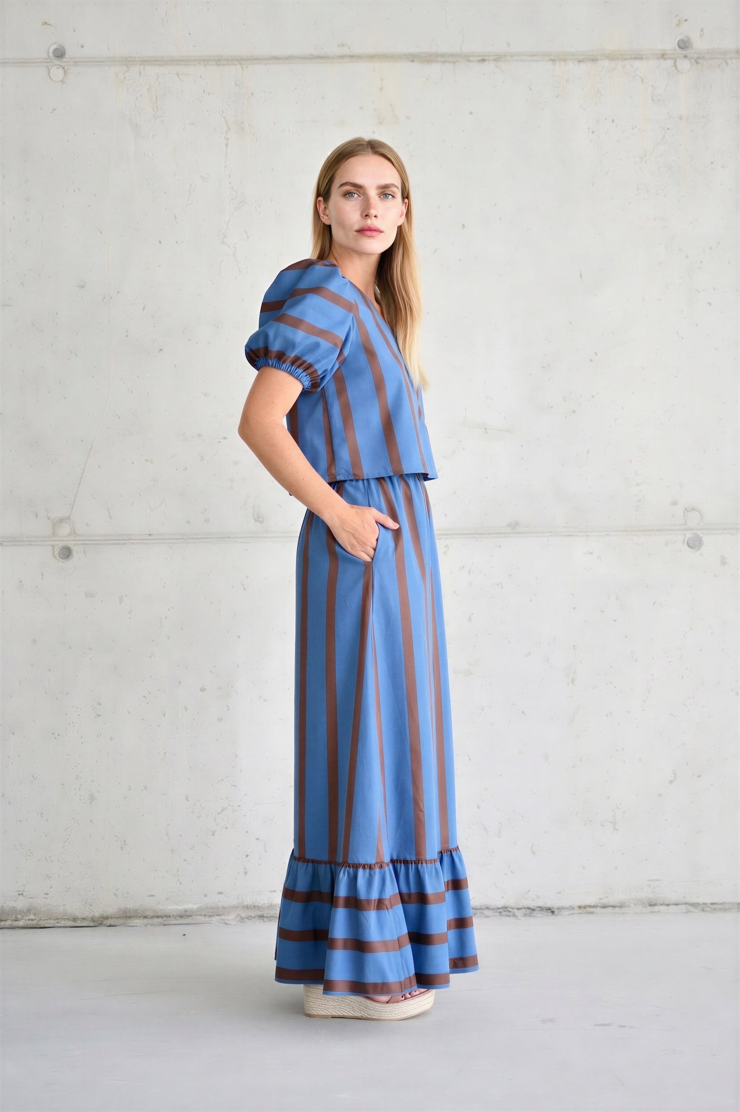 Bianca Blue Blouse