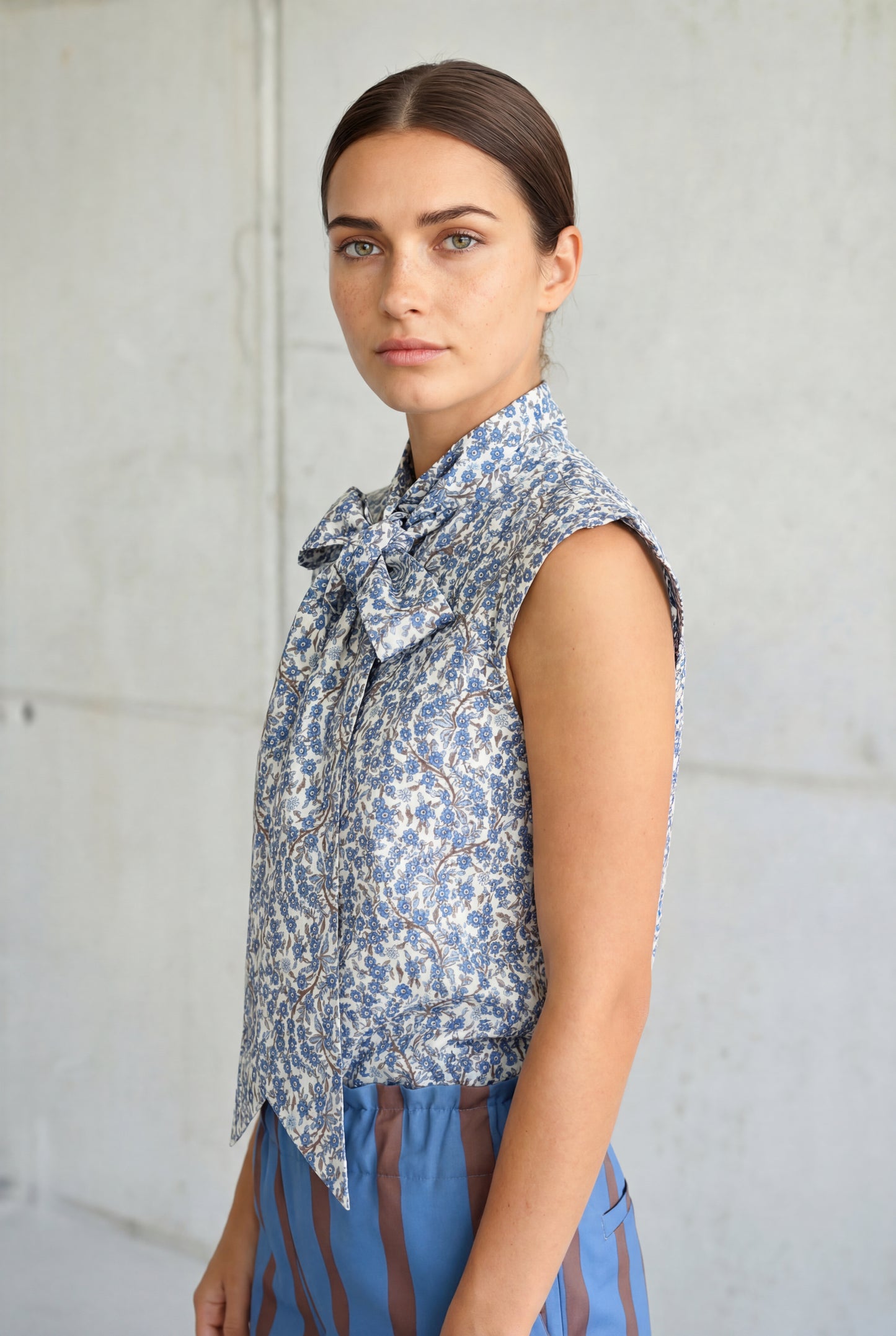 Bianca Blue Blouse