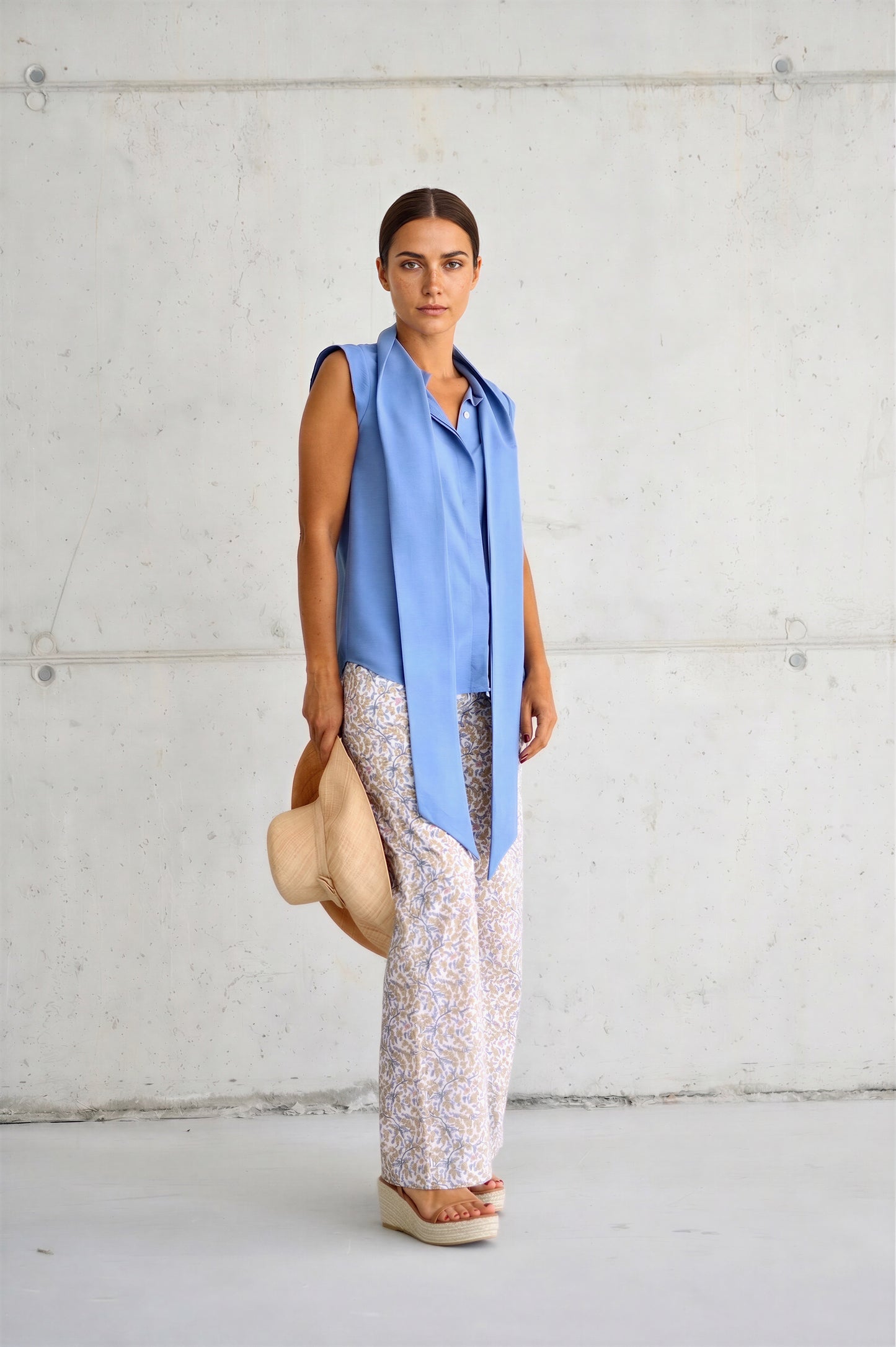 Bianca Blue Blouse