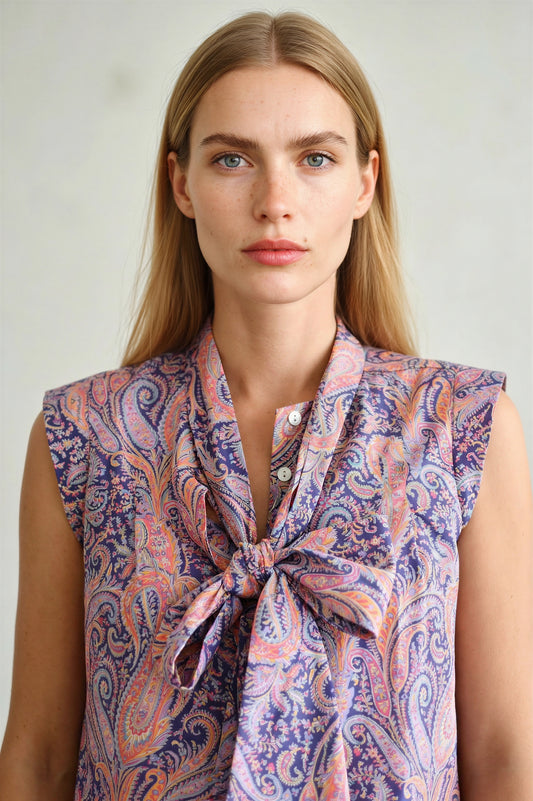 Bianca Blue Blouse