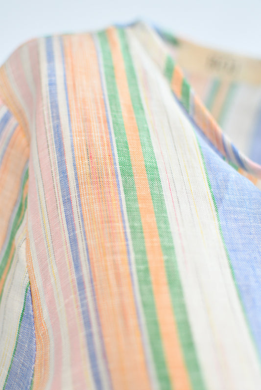 Vestido Anouk lino mandarina
