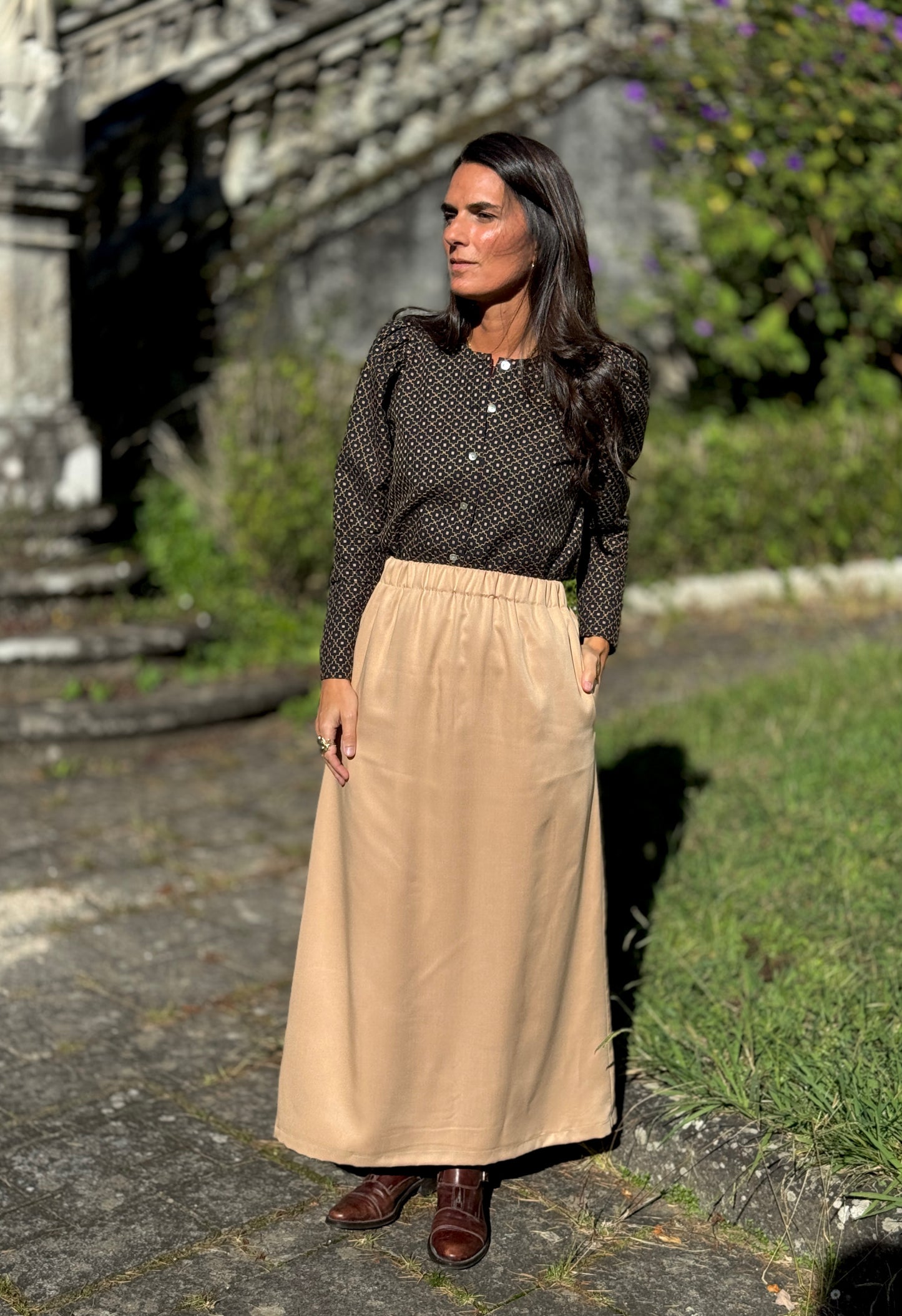 Chloè Swirling petals Liberty® shirt