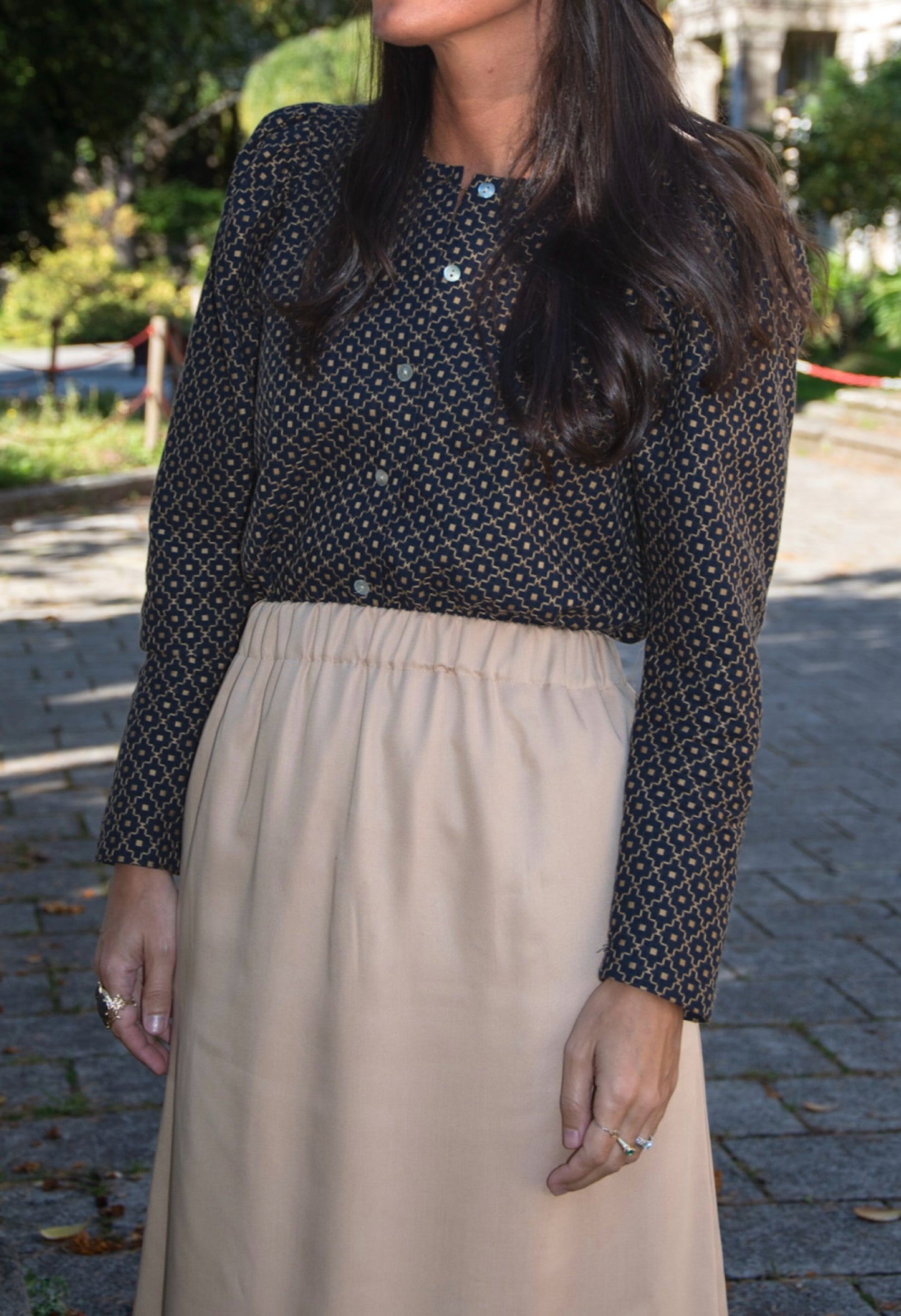 Chloè Swirling petals Liberty® shirt