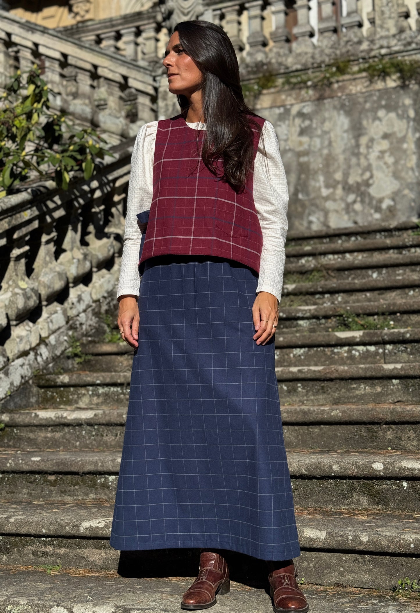 Amelie paisley green dress