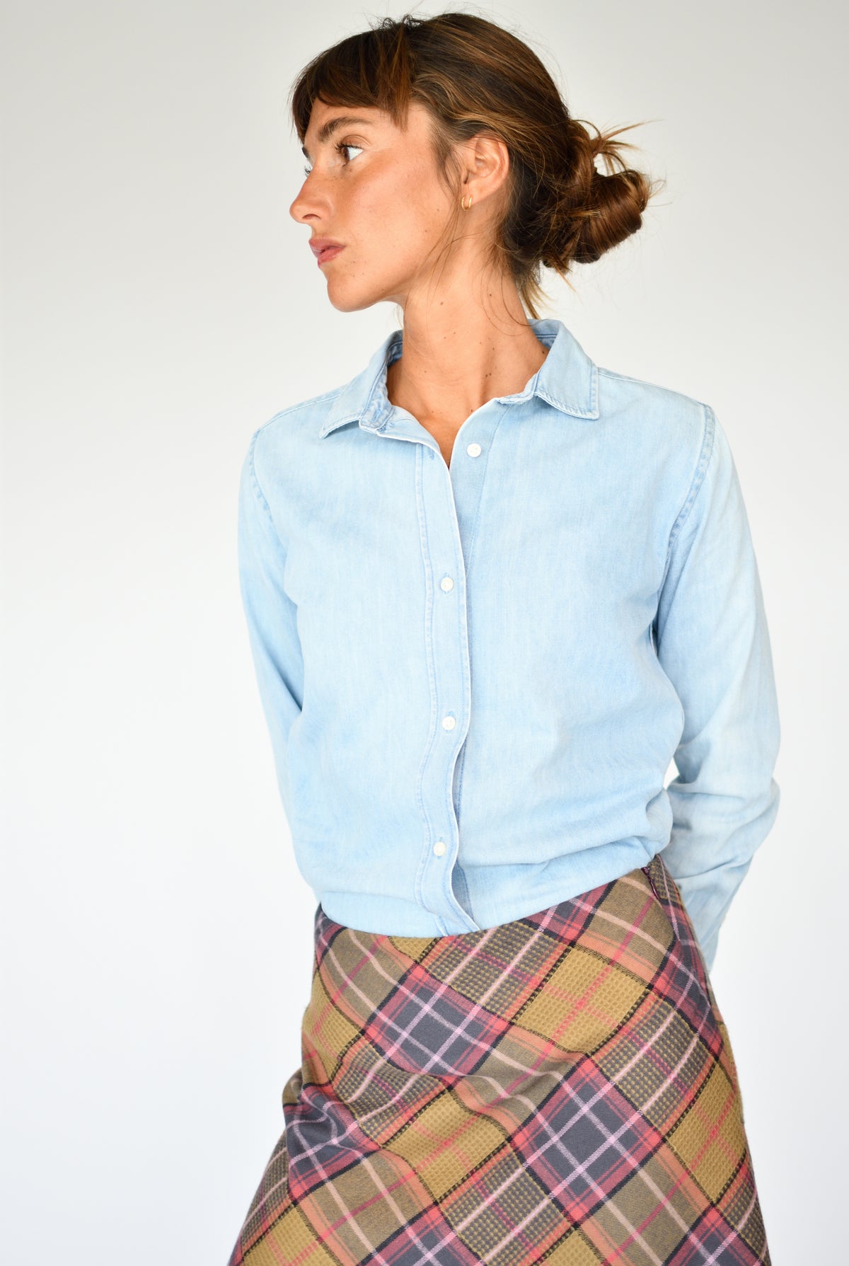 Camisa Vaquera – detalle | Boj Woman