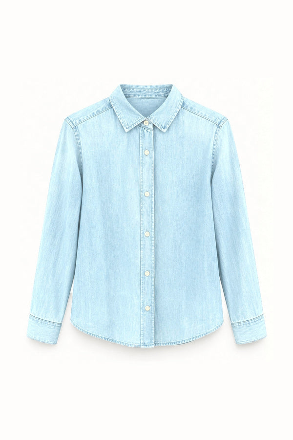 Camisa Vaquera – prenda sola de frente | Boj Woman