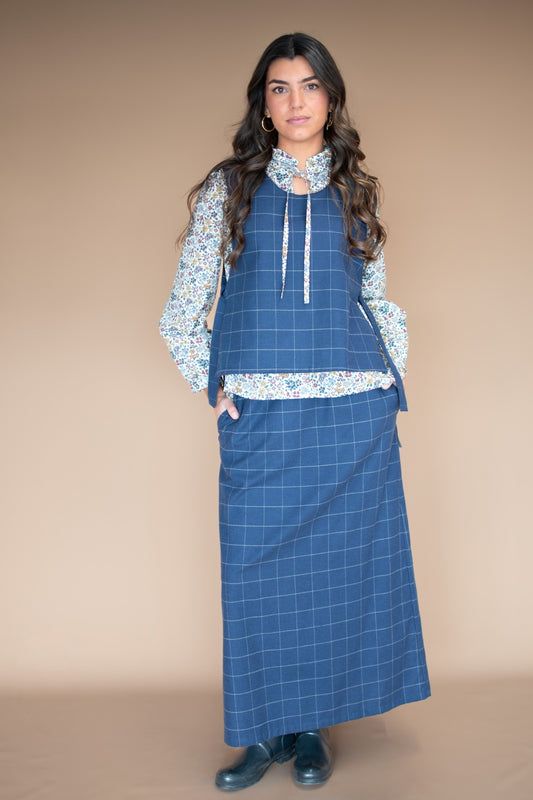 Amelie paisley green dress