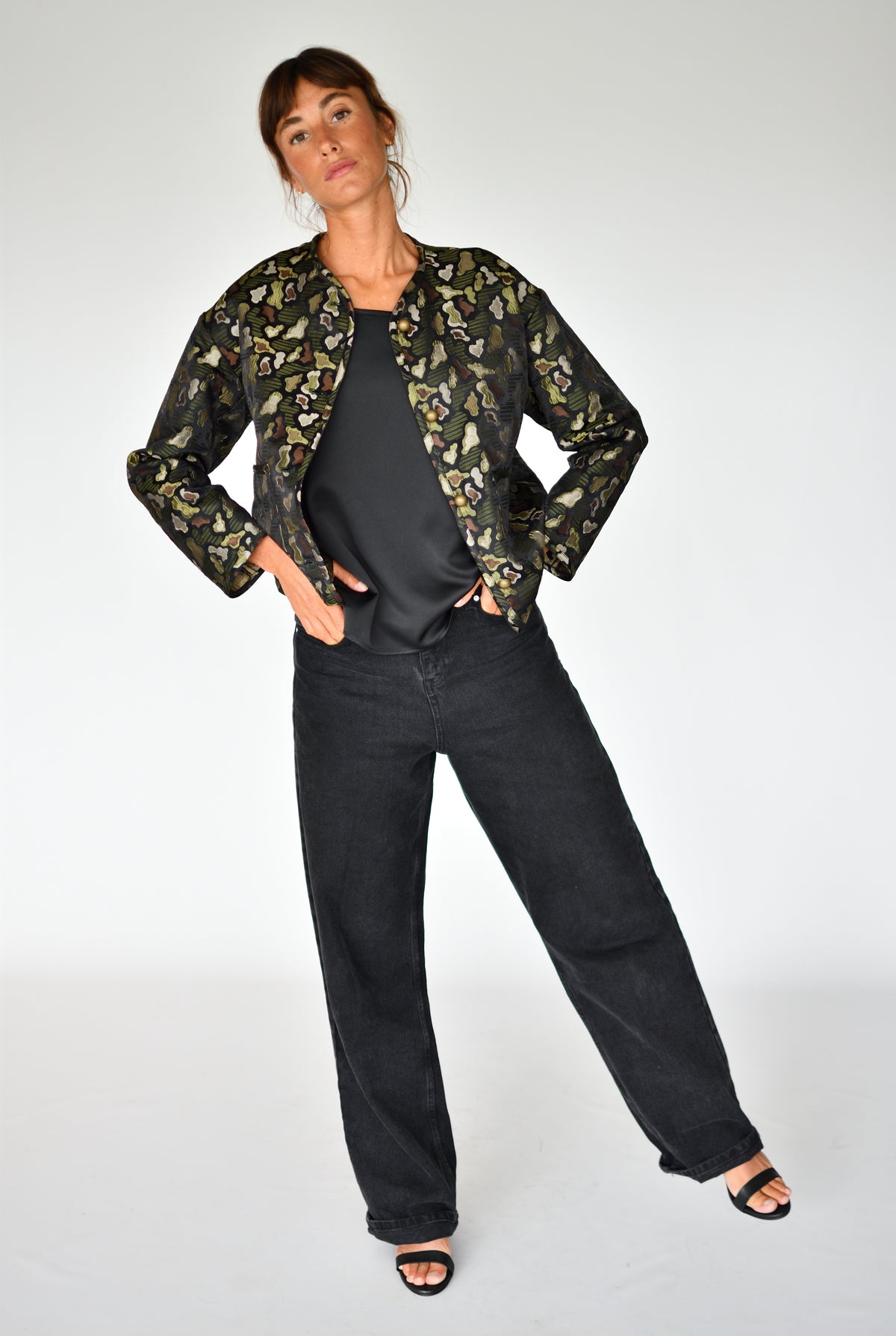 Casaco Jacquard Hunting – corpo inteiro | Boj Woman