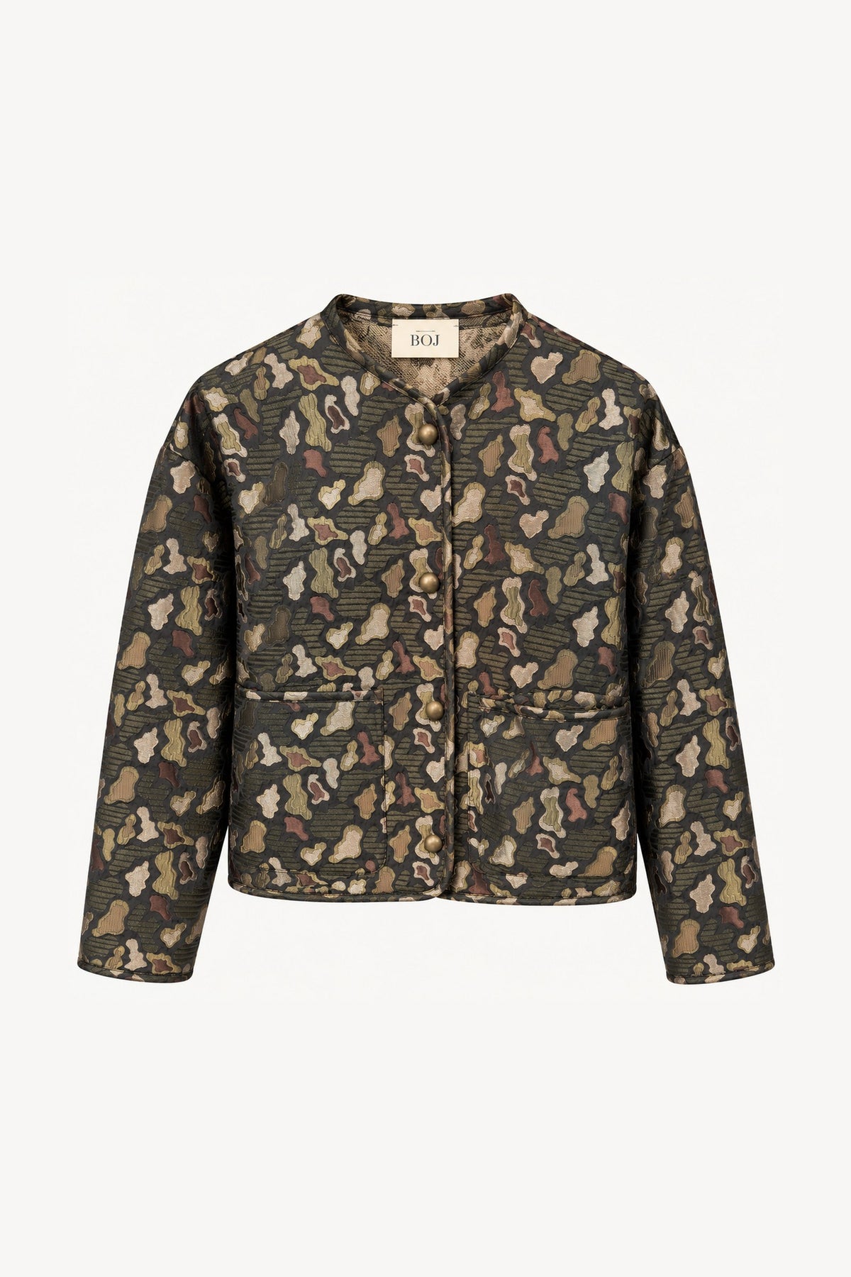 Casaco Jacquard Hunting – peça isolada de frente | Boj Woman