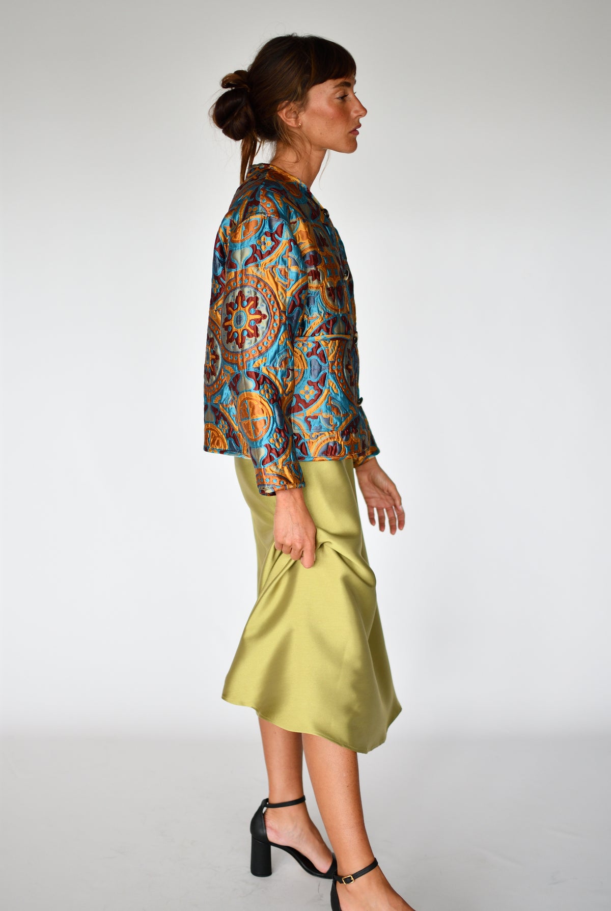 Falda Celine Golden – perfil | Boj Woman