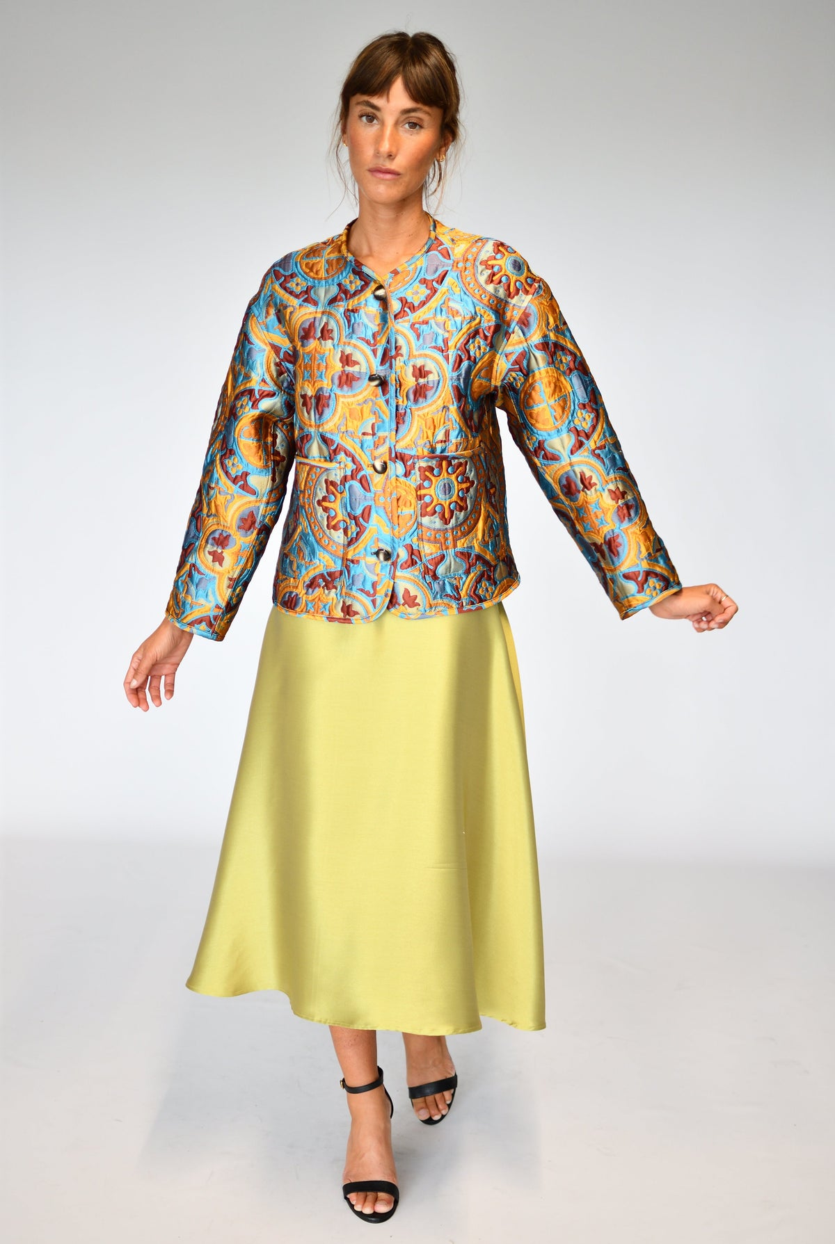 Total Look Cleo y Celine Golden – Falda Celine Golden, foto 1 | Boj Woman