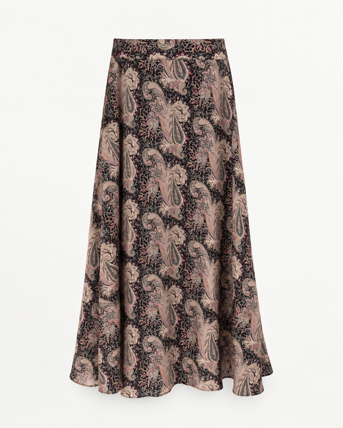 Falda Celine Paisley negro