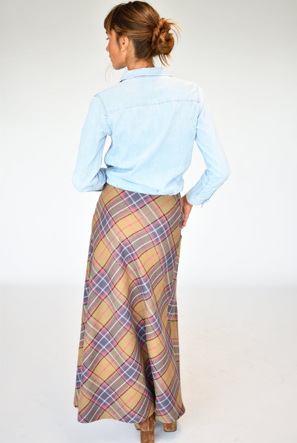 Saia Charlotte Tartan – costas | Boj Woman