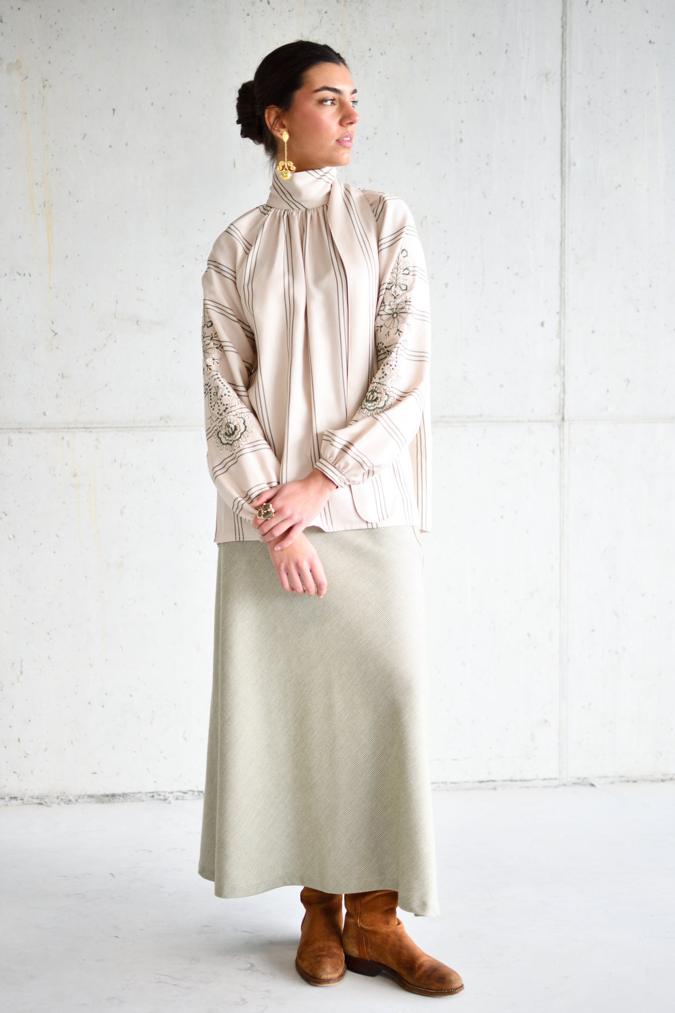 Charlotte Green Skirt