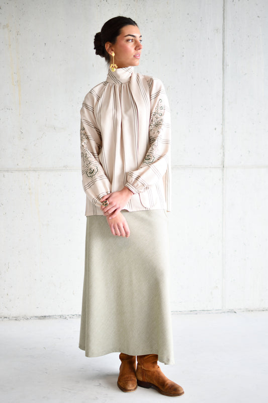 Charlotte Green Skirt